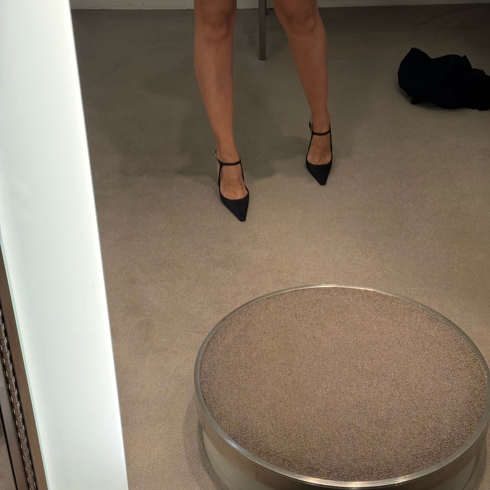 Saint Laurent Black Stiletto Heels - Picture 6 of 6